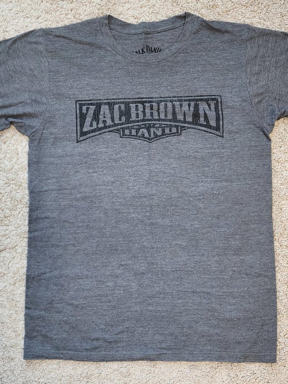 Zac Brown Band - Jack Daniels Whiskey - Collab t shirt - Size Medium
